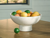Coral Furniture - Ashley Furniture - Dallinworth Bowl - Bowl / White/Black - A2000833