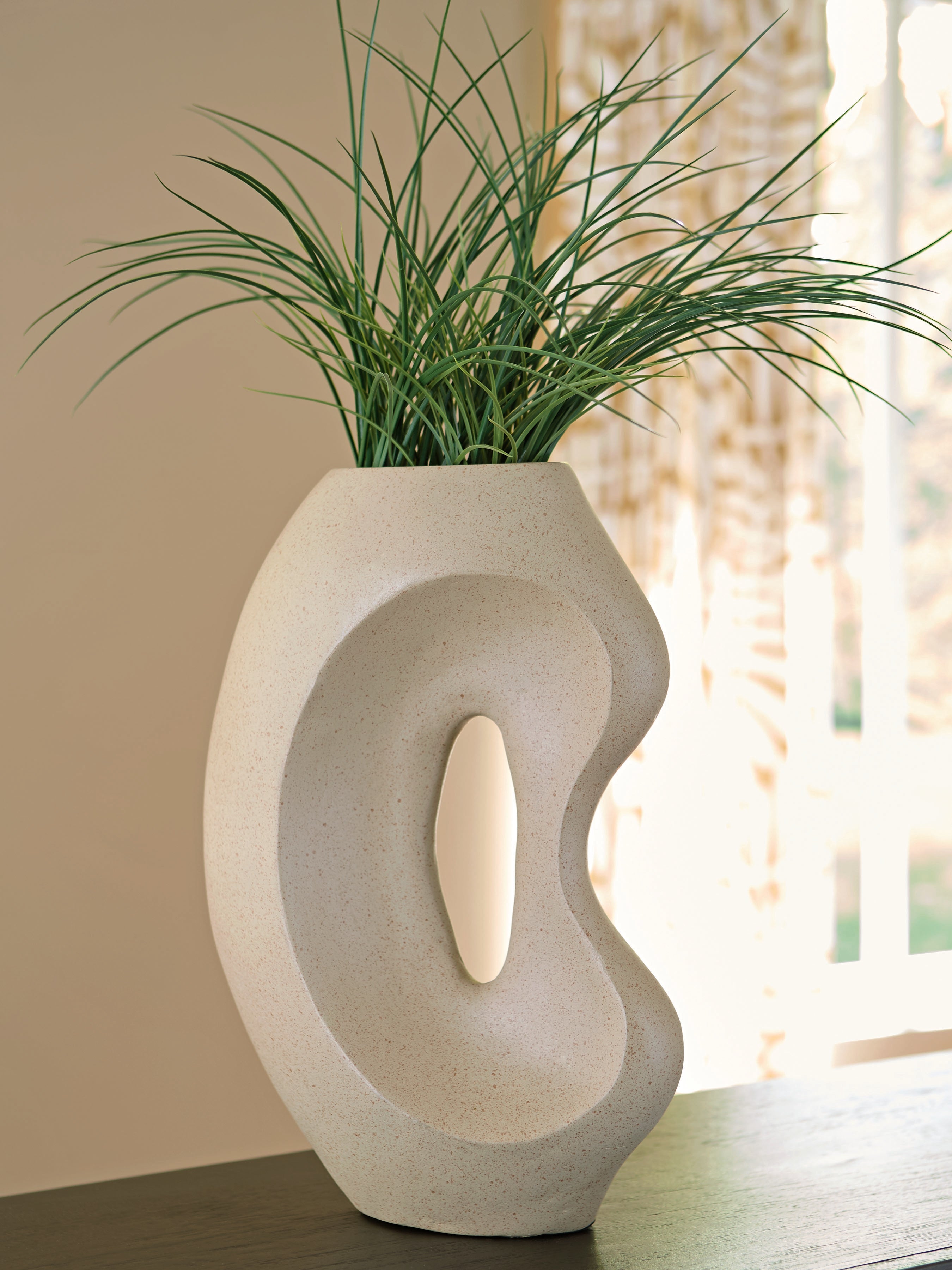 Coral Furniture - Ashley Furniture - Odion Vase - Vase / Stone - A2000842