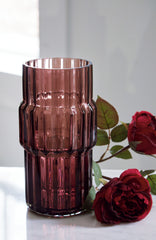 Coral Furniture - Ashley Furniture - Dorlow Vase - Vase / Mauve - A2900025V