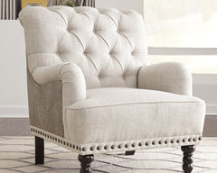 Coral Furniture - Ashley Furniture - Tartonelle Accent Chair - Accent Chair / Ivory/Taupe - A3000053