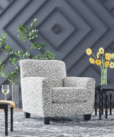 Coral Furniture - Ashley Furniture - Hayesdale Accent Chair - Accent Chair / Black/Cream - A3000658
