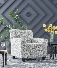 Coral Furniture - Ashley Furniture - Hayesdale Accent Chair - Accent Chair / Black/Cream - A3000658