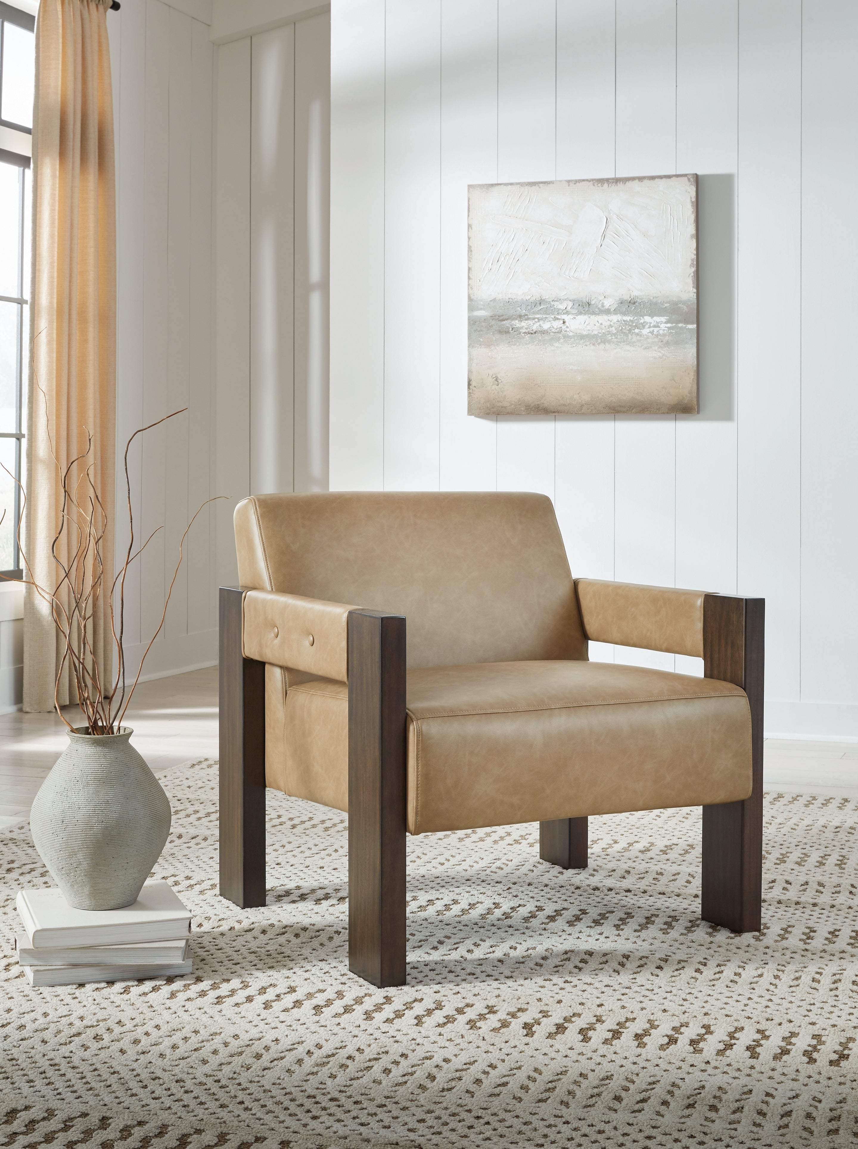 Coral Furniture - Ashley Furniture - Adlanlock Accent Chair - Accent Chair / Olive - A3000740
