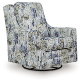 Coral Furniture - Ashley Furniture - Dustinford Swivel Glider Accent Chair - Swivel Glider Accent Chair / Multi - A3000732