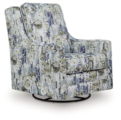 Coral Furniture - Ashley Furniture - Dustinford Swivel Glider Accent Chair - Swivel Glider Accent Chair / Multi - A3000732