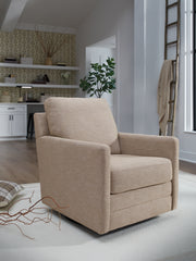 Coral Furniture - Ashley Furniture - Freybourne Next-Gen Nuvella Swivel Accent Chair - Swivel Accent Chair / Twill - A3000736