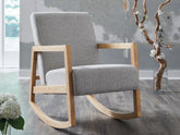 Coral Furniture - Ashley Furniture - Wychworth Accent Chair - Accent Chair / Gray/Natural - A3000745