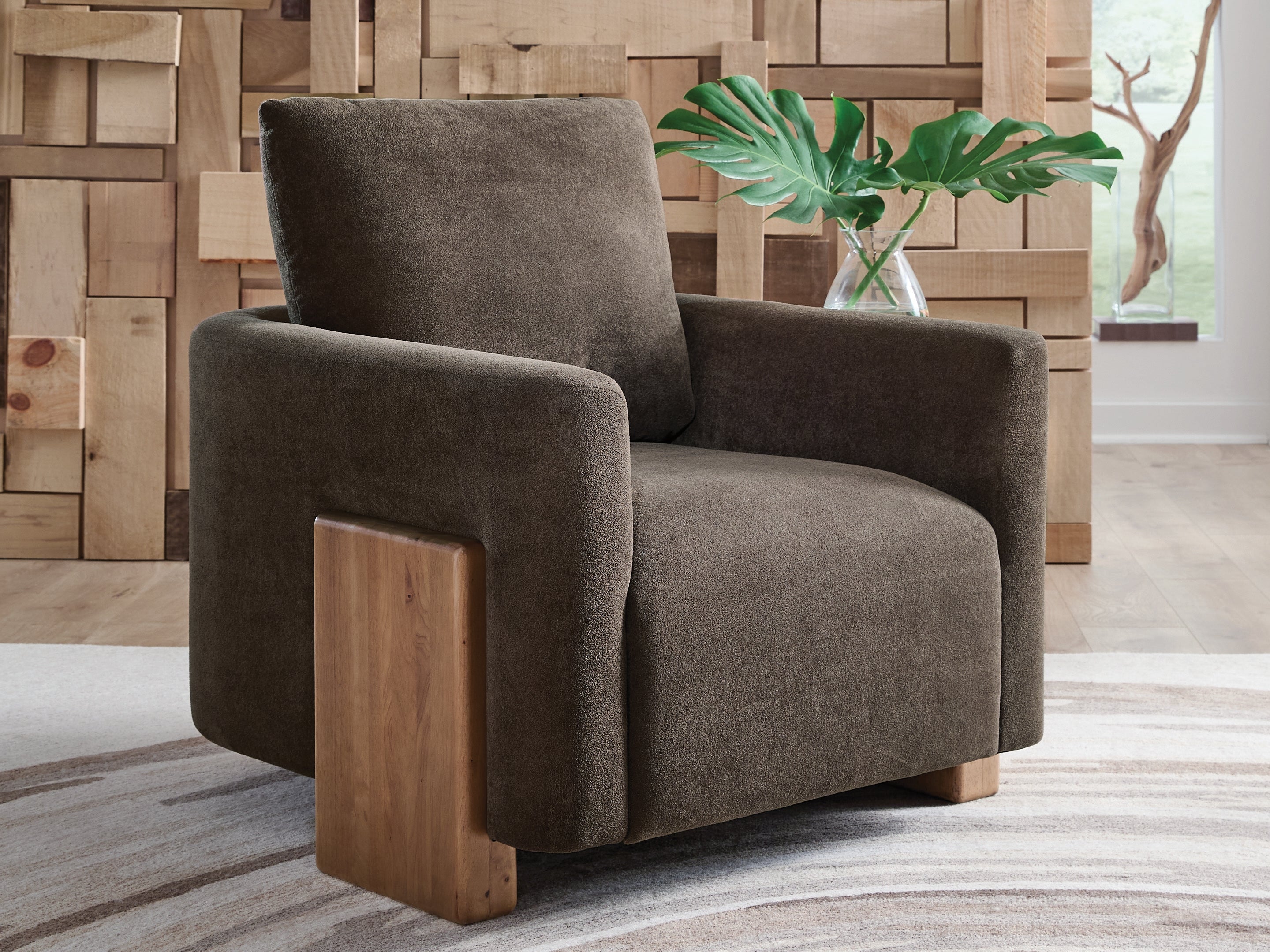 Coral Furniture - Ashley Furniture - Dairlett Accent Chair - Accent Chair / Brown - A3000746