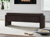 Coral Furniture - Ashley Furniture - Vavuniya Storage Bench - Storage Bench / Brown / 56"W x 19"D x 19"H - A3000750