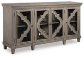 Coral Furniture - Ashley Furniture - Fossil Ridge Accent Cabinet - Accent Cabinet / Gray - A4000037