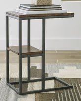 Coral Furniture - Ashley Furniture - Forestmin Accent Table - Accent Table / Natural/Black - A4000049
