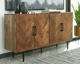 Coral Furniture - Ashley Furniture - Prattville Accent Cabinet - Accent Cabinet / Brown - A4000308