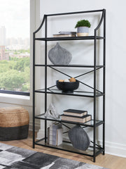 Coral Furniture - Ashley Furniture - Dakerwell Bookcase - Bookcase / Antique Black - A4000557
