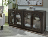 Coral Furniture - Ashley Furniture - Dreley Accent Cabinet - Accent Cabinet / Grayish Brown - A4000586