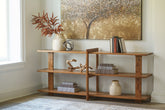 Coral Furniture - Ashley Furniture - Fayemour Console Sofa Table - Console Sofa Table / Brown - A4000593