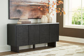 Coral Furniture - Ashley Furniture - Farrelmore Accent Cabinet - Accent Cabinet / Black - A4000659