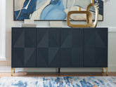 Coral Furniture - Ashley Furniture - Loirwick Accent Cabinet - Accent Cabinet / Dark Blue - A4000677