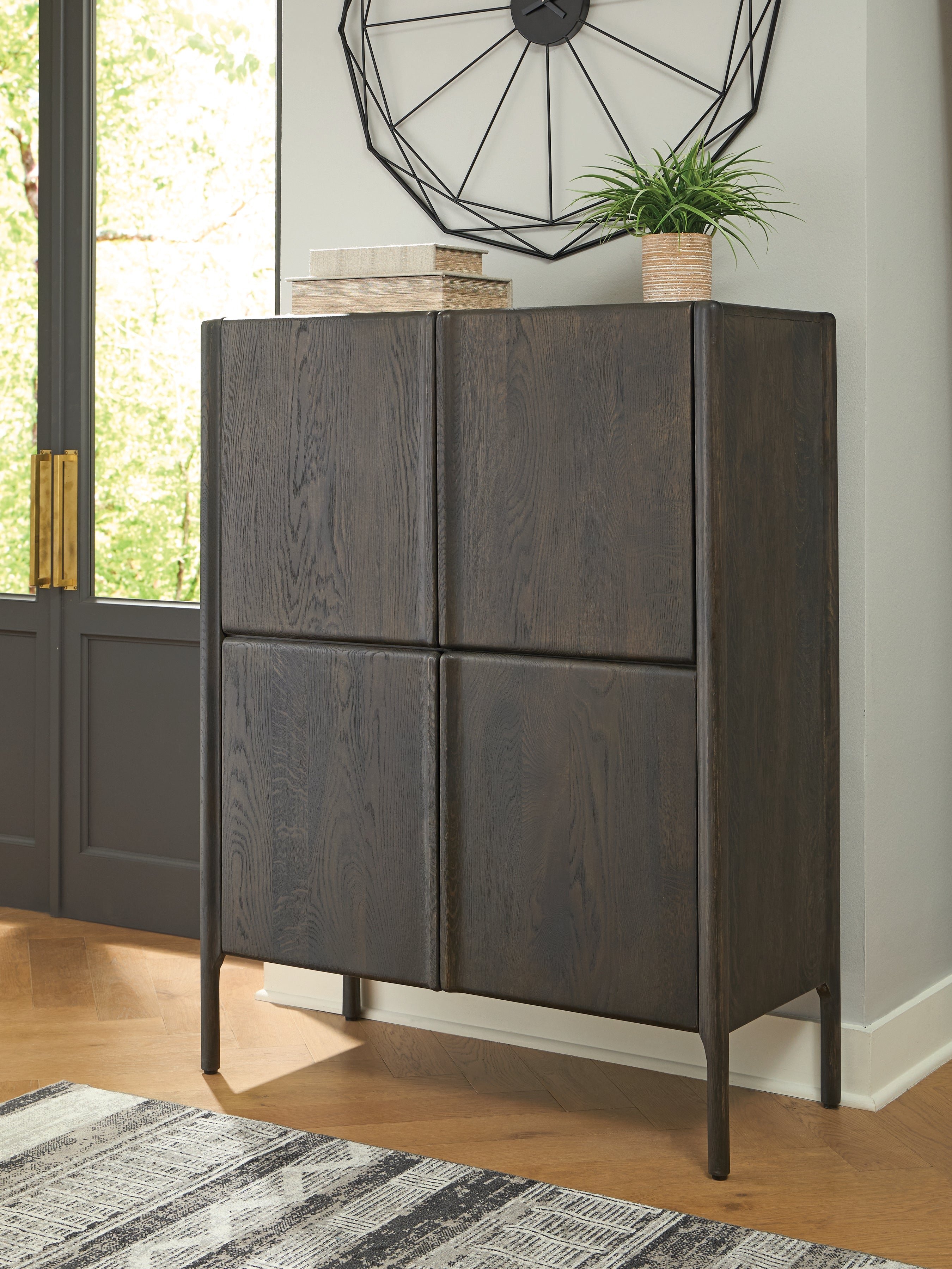Coral Furniture - Ashley Furniture - Orsonal Accent Cabinet - Accent Cabinet / Espresso Brown - A4000686