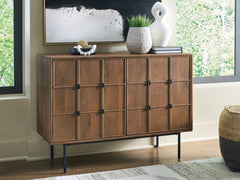 Coral Furniture - Ashley Furniture - Juddins Accent Cabinet - Accent Cabinet / Brown - A4000692