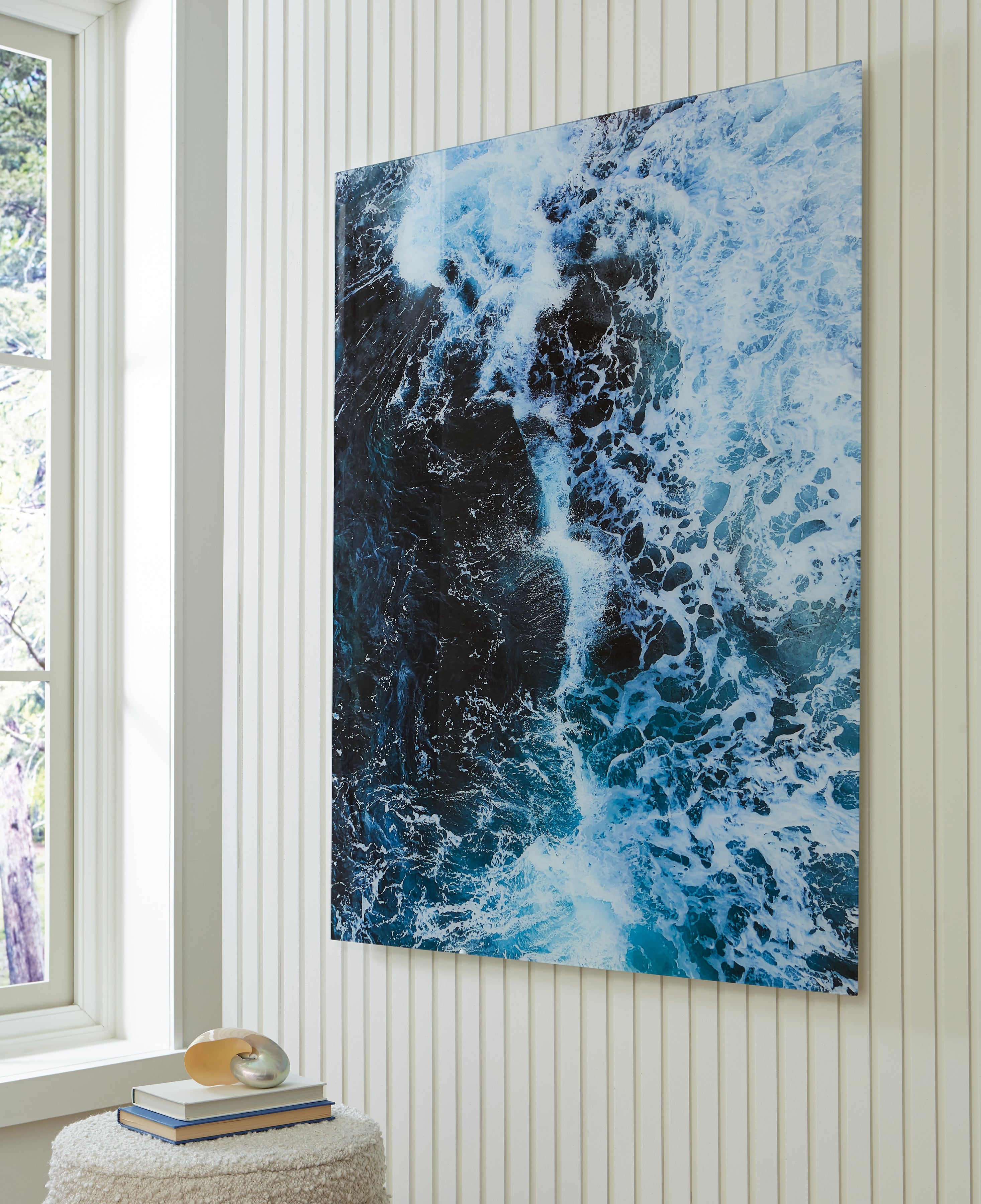 Coral Furniture - Ashley Furniture - Clemick Wall Decor - Wall Art / Turquoise - A8000422