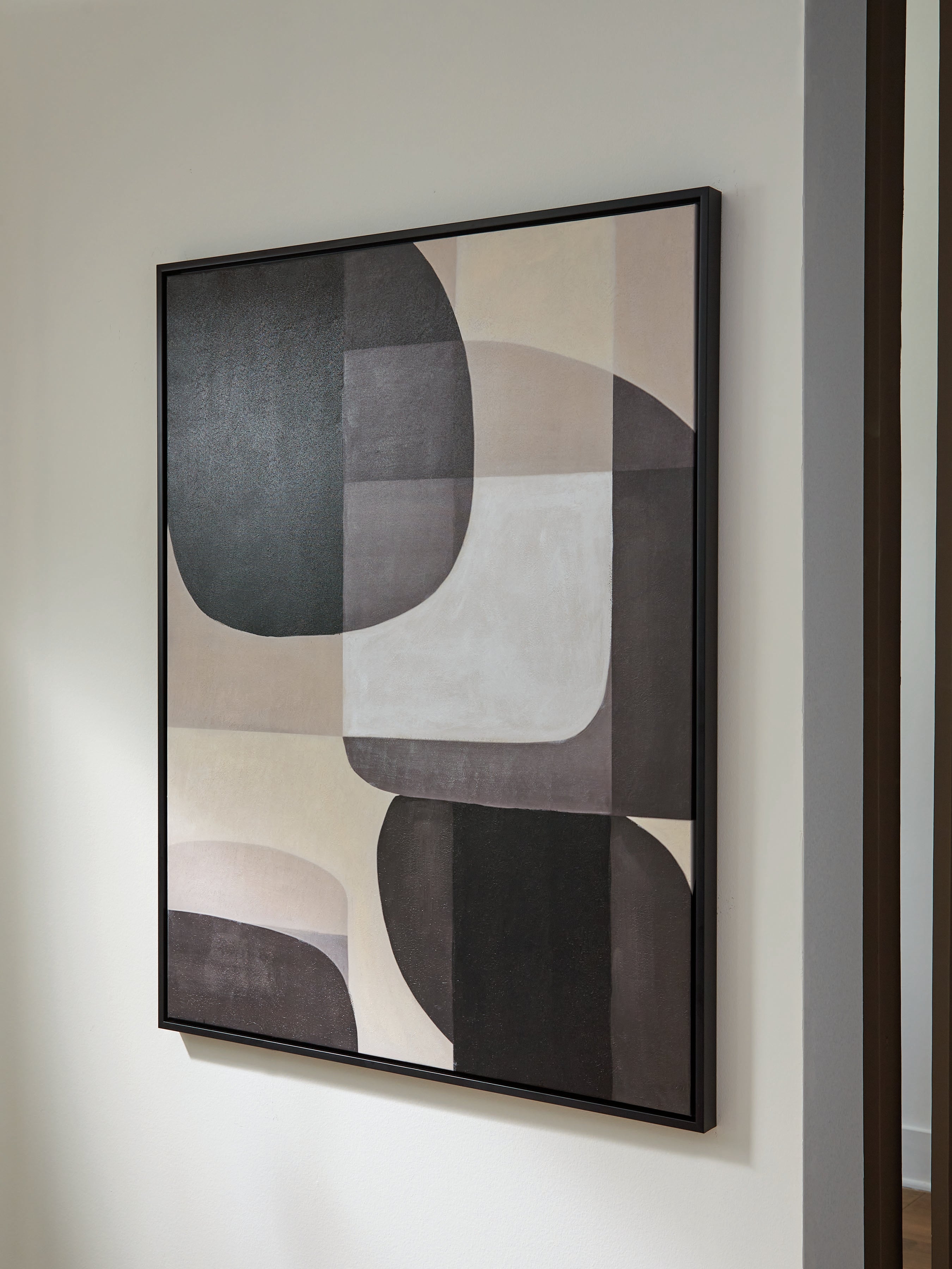 Coral Furniture - Ashley Furniture - Kesleigh Wall Decor - Wall Art / Black/White - A8000495