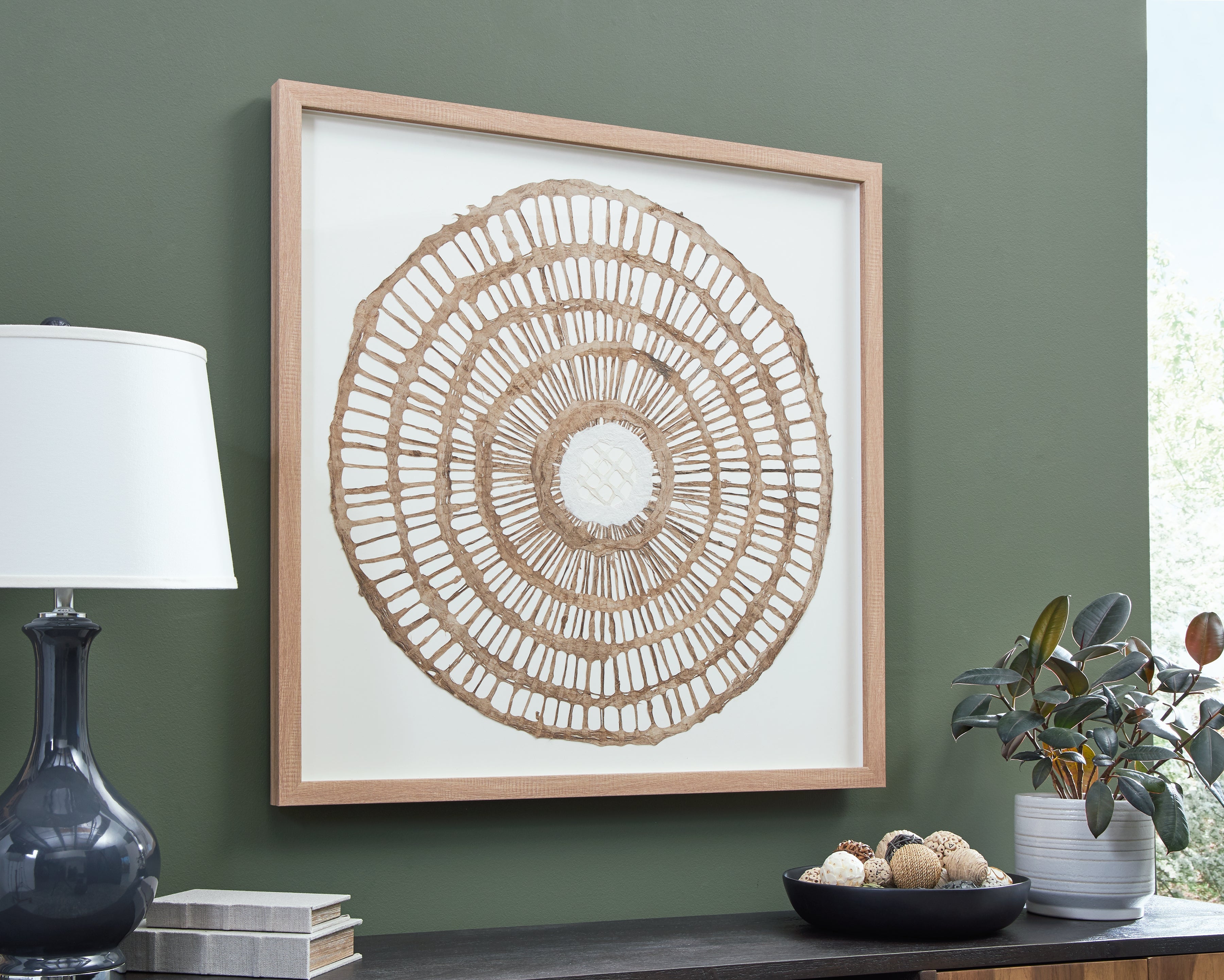 Coral Furniture - Ashley Furniture - Brockham Wall Decor - Wall Decor / Brown - A8010304