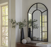Coral Furniture - Ashley Furniture - Evengton Mirror - Accent Mirror / Black - A8010319