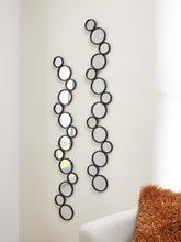 Coral Furniture - Ashley Furniture - Vinler Mirror - Accent Mirror Set (Set of 2) / Black - A8010353