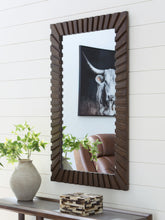 Coral Furniture - Ashley Furniture - Advin Mirror - Accent Mirror / Dark Brown - A8010428