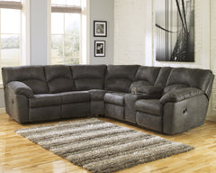 Coral Furniture - Ashley Furniture - Tambo Sectional - 2-Piece Reclining Sectional / Canyon - 27802S1