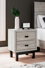 Coral Furniture - Ashley Furniture - Vessalli Bedroom - King Panel Bed with Extensions / Gray - B1036B8