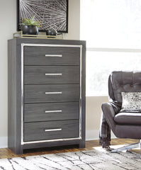 Coral Furniture - Ashley Furniture - Lodanna Bedroom - Two Drawer Night Stand / Gray - B214-92
