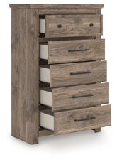 Coral Furniture - Ashley Furniture - Rusticott Bedroom - Two Drawer Night Stand / Brown - PCB2260-92