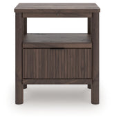 Coral Furniture - Ashley Furniture - Pamytta Bedroom - One Drawer Night Stand / Brown - PCB2614-91