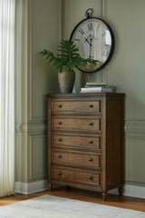 Coral Furniture - Ashley Furniture - Sturlayne Bedroom - Dresser and Mirror / Brown - B787B1