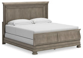 Coral Furniture - Ashley Furniture - Lexorne Bedroom - Five Drawer Chest / Gray - B924-46