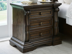 Coral Furniture - Ashley Furniture - Maylee Bedroom - Dresser and Mirror / Dark Brown - B947B1