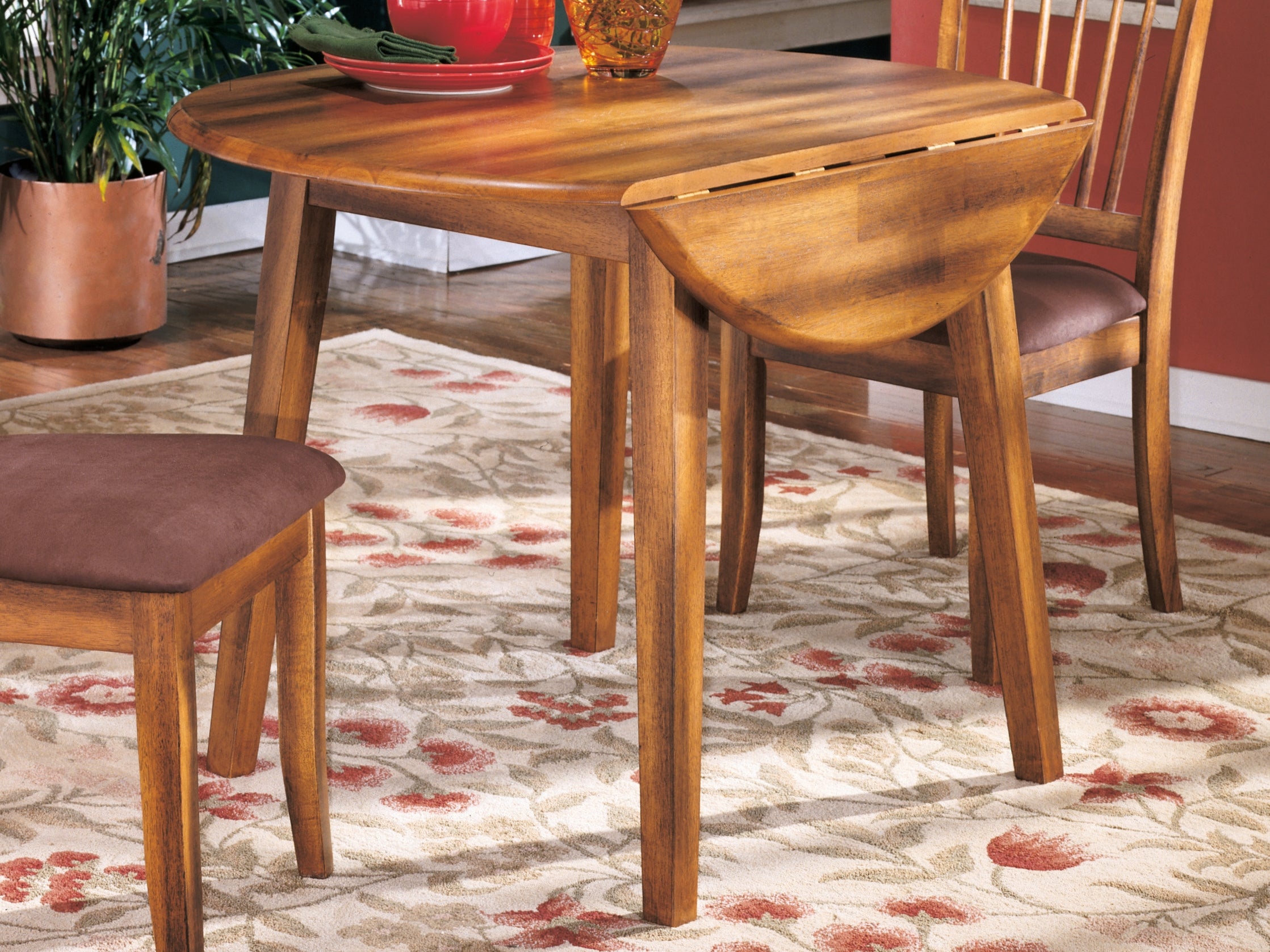 Coral Furniture - Ashley Furniture - Berringer Dining Room - Dining Chair (Set of 2) / Rustic Brown - D199-01X2