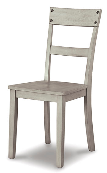 Coral Furniture - Ashley Furniture - Loratti Dining Room - Dining Chair (Set of 2) / Gray - D261-01X2