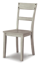 Coral Furniture - Ashley Furniture - Loratti Dining Room - Dining Chair (Set of 2) / Gray - D261-01X2