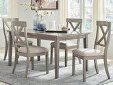 Coral Furniture - Ashley Furniture - Parellen Dining Room - Dining Chair (Set of 2) / Gray - D291-01X2