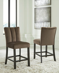 Coral Furniture - Ashley Furniture - Jeshina Counter Height Barstool (Set of 2) - Counter Height Barstool (Set of 2) / Mocha - PCD581-124X2