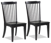 Coral Furniture - Ashley Furniture - Brenkerton Dining Chair (Set of 2) - Dining Chair (Set of 2) / Black - PCD591-01X2
