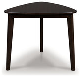 Coral Furniture - Ashley Furniture - Mallenette Dining Table - Triangle Dining Room Table / Merlot - PCD607-16