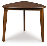 Coral Furniture - Ashley Furniture - Tameride Dining Table - Triangle Dining Room Table / Brown - PCD609-16
