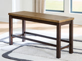 Coral Furniture - Ashley Furniture - Rylandeen Dining Room - Double Counter Bench (1/CN) - PCD651-09