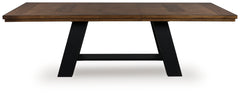 Coral Furniture - Ashley Furniture - Greddinton Dining Extension Table - Dining Extension Table / Brown/Black - PCD824D11