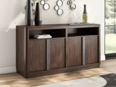 Coral Furniture - Ashley Furniture - Dilenno Dining Server - Dining Room Server / Dark Brown - PCD857-60