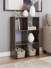 Coral Furniture - Ashley Furniture - Glosmount Six Cube Organizer - Six Cube Organizer / Cherry/Light Brown - EA1055-3X2