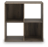 Coral Furniture - Ashley Furniture - Shallifer Four Cube Organizer - Four Cube Organizer / Brown - EA1104-2X2